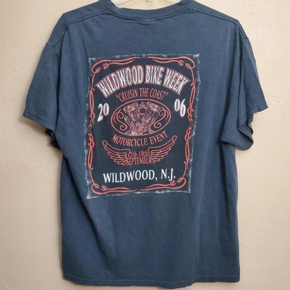 Wildwood Bike Week 2006 black‎ tee